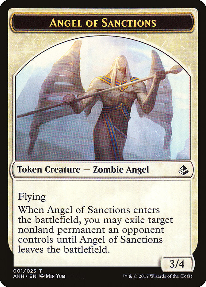 Angel of Sanctions // Drake Double-Sided Token [Amonkhet Tokens] | Black Swamp Games