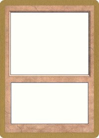 1997 World Championship Blank Card [World Championship Decks 1997] | Black Swamp Games