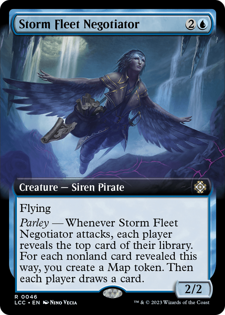 Storm Fleet Negotiator (Extended Art) [The Lost Caverns of Ixalan Commander] | Black Swamp Games