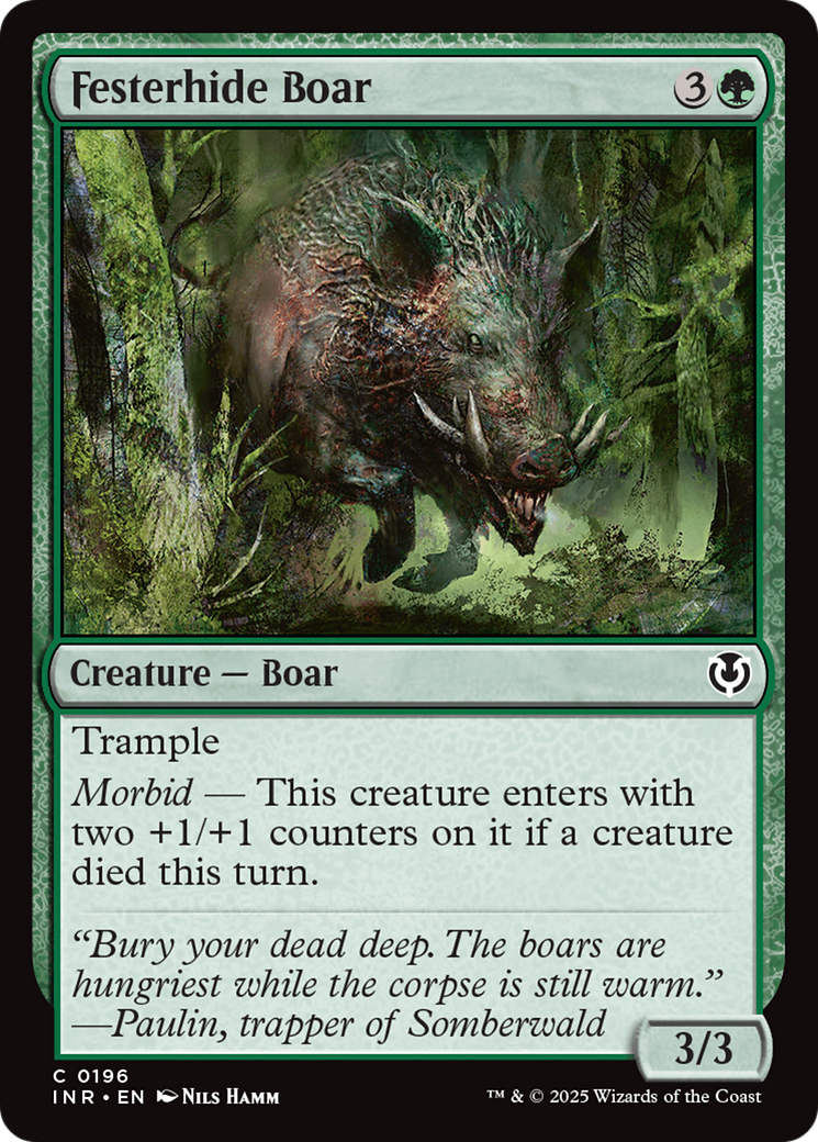 Festerhide Boar [Innistrad Remastered] | Black Swamp Games