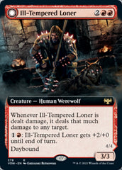 Ill-Tempered Loner // Howlpack Avenger (Extended Art) [Innistrad: Crimson Vow] | Black Swamp Games
