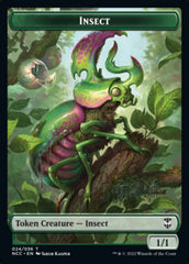 Ogre // Insect Double-Sided Token [Streets of New Capenna Commander Tokens] | Black Swamp Games