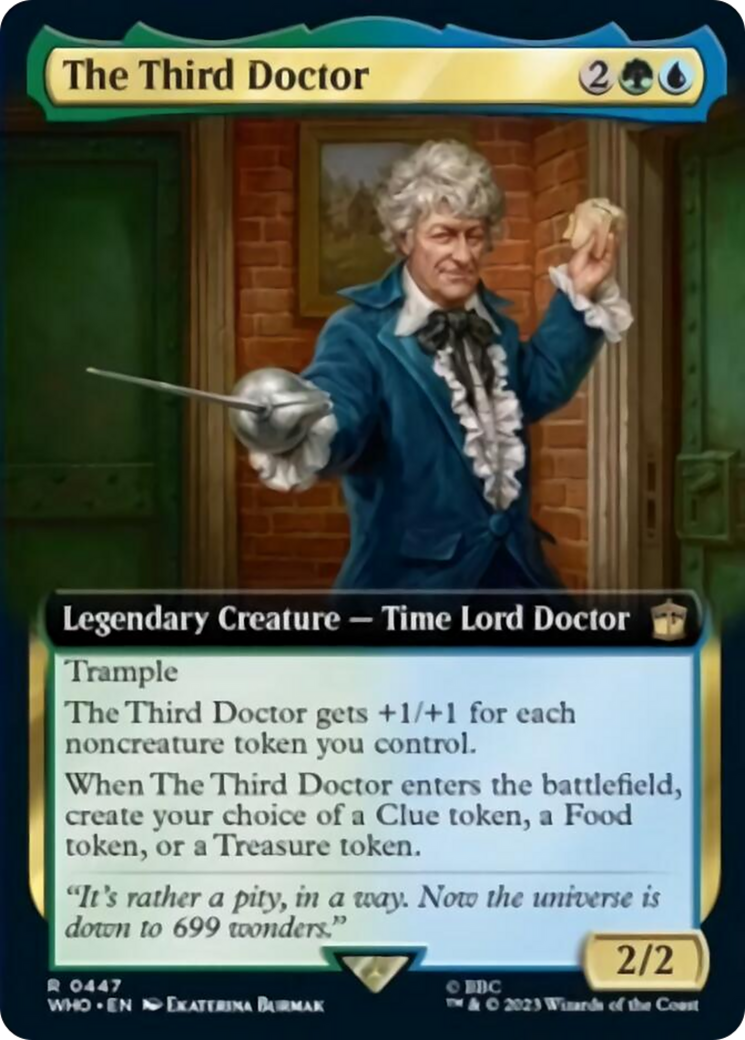 The Third Doctor (Extended Art) [Doctor Who] | Black Swamp Games