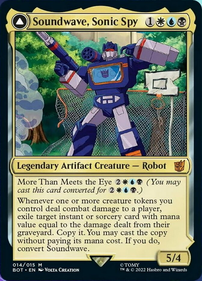 Soundwave, Sonic Spy // Soundwave, Superior Captain [Transformers] | Black Swamp Games