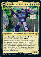Soundwave, Sonic Spy // Soundwave, Superior Captain [Transformers] | Black Swamp Games