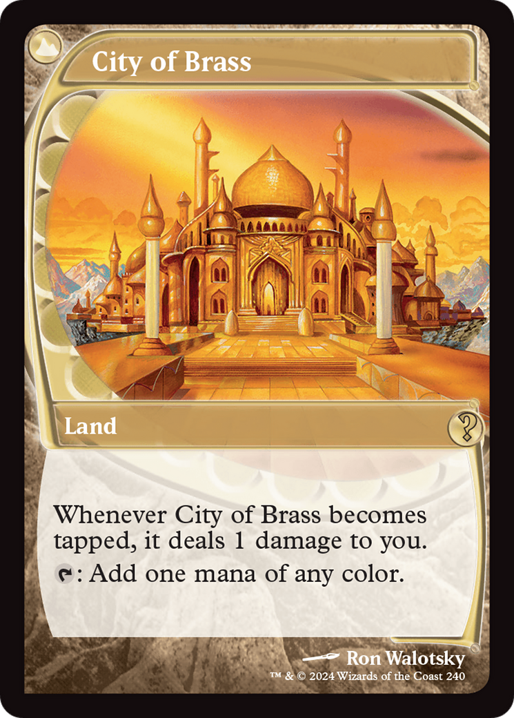 City of Brass (Future Sight) [Mystery Booster 2] | Black Swamp Games