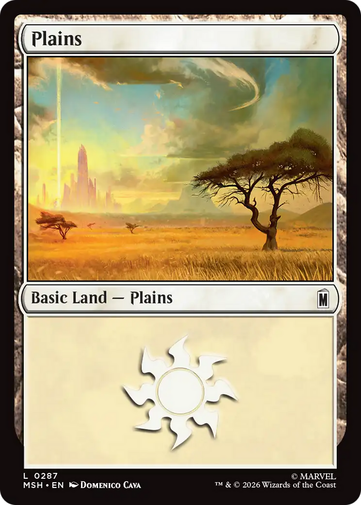 Plains (0287) [Marvel Super Heroes] | Black Swamp Games