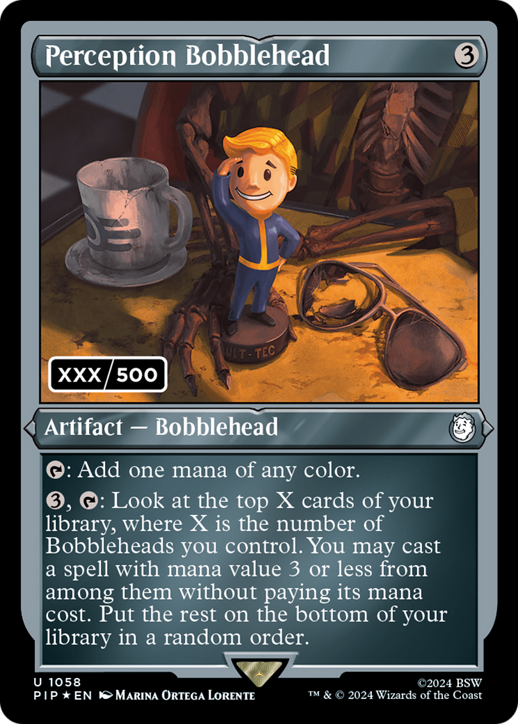 Perception Bobblehead (Serial Numbered) [Fallout] | Black Swamp Games