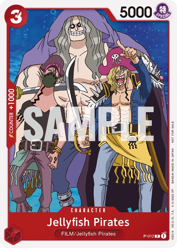 Jellyfish Pirates (One Piece Film Red) [One Piece Promotion Cards] | Black Swamp Games