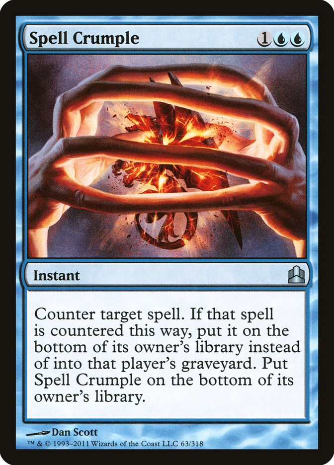 Spell Crumple [Commander 2011] | Black Swamp Games