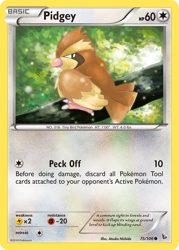 Pidgey (75/106) [XY: Flashfire] | Black Swamp Games