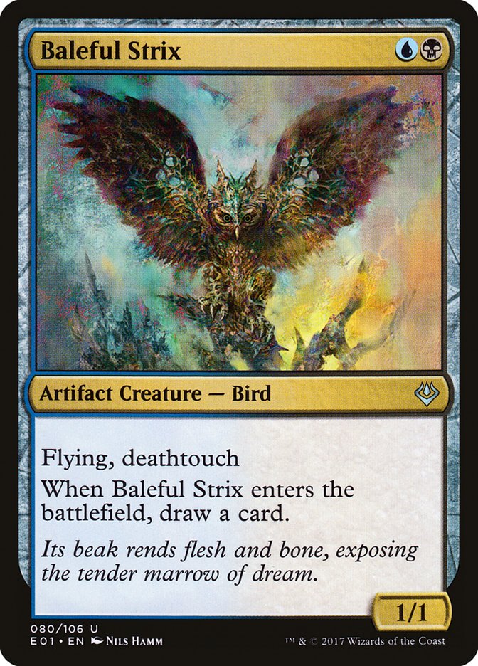 Baleful Strix [Archenemy: Nicol Bolas] | Black Swamp Games
