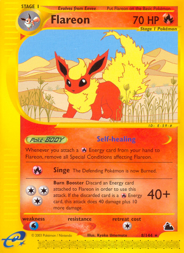 Flareon (8/144) [Skyridge] | Black Swamp Games