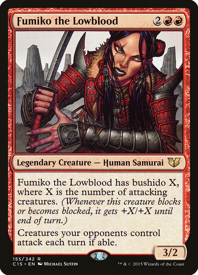 Fumiko the Lowblood [Commander 2015] | Black Swamp Games