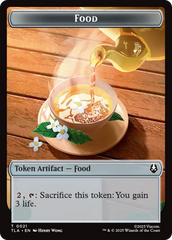 Clue (0018) // Food (0021) Double-Sided Tokens [Avatar: The Last Airbender Tokens] | Black Swamp Games