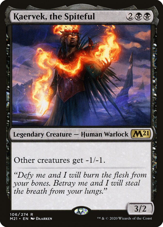 Kaervek, the Spiteful [Core Set 2021] | Black Swamp Games