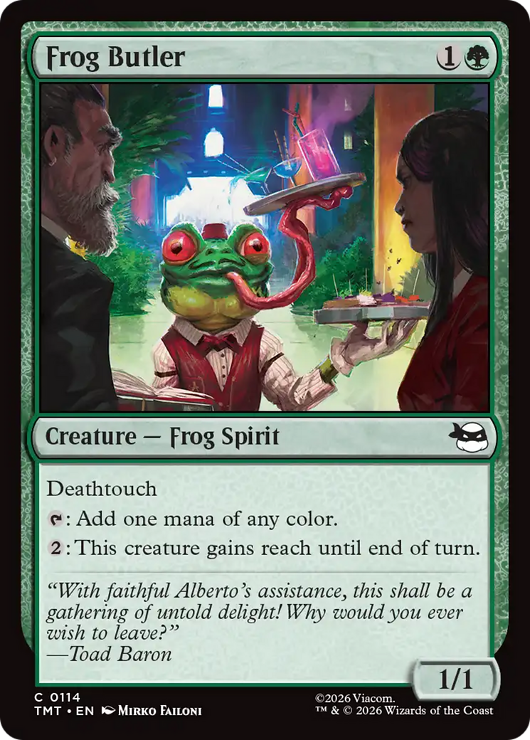 Frog Butler [Teenage Mutant Ninja Turtles] | Black Swamp Games