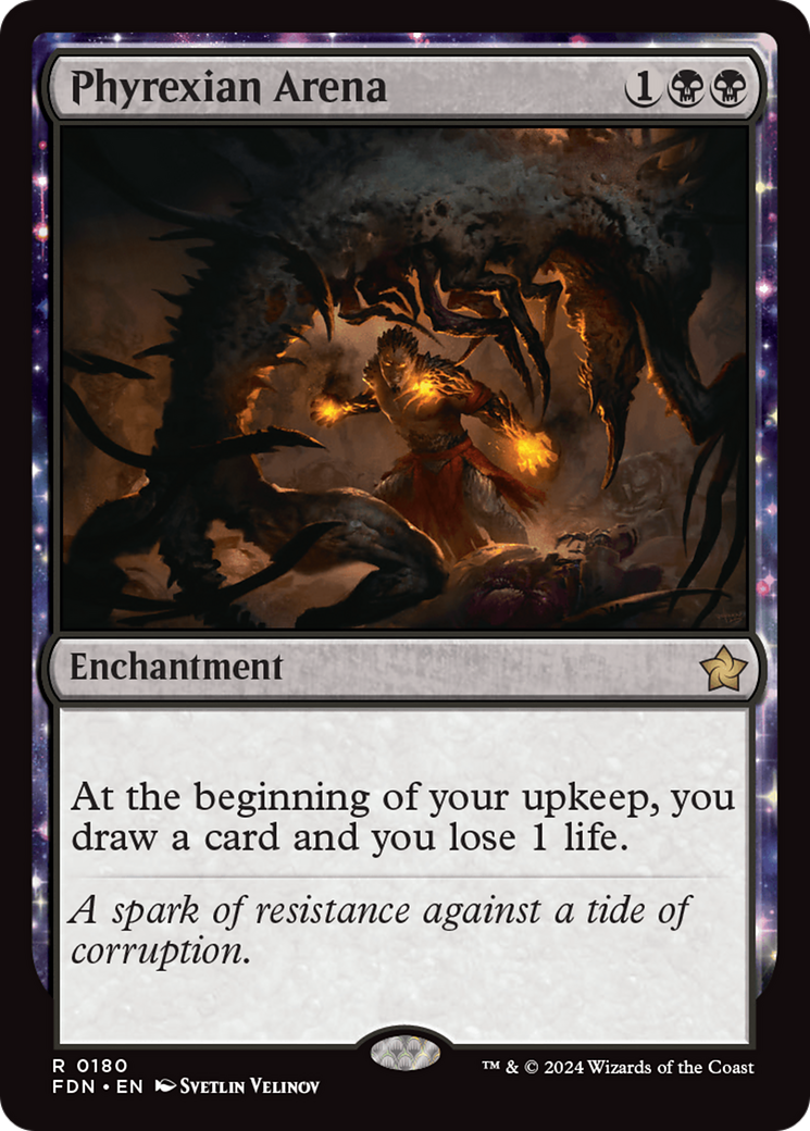 Phyrexian Arena [Foundations] | Black Swamp Games