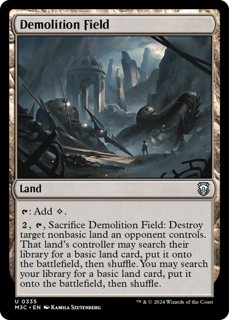 Demolition Field (Ripple Foil) [Modern Horizons 3 Commander] | Black Swamp Games