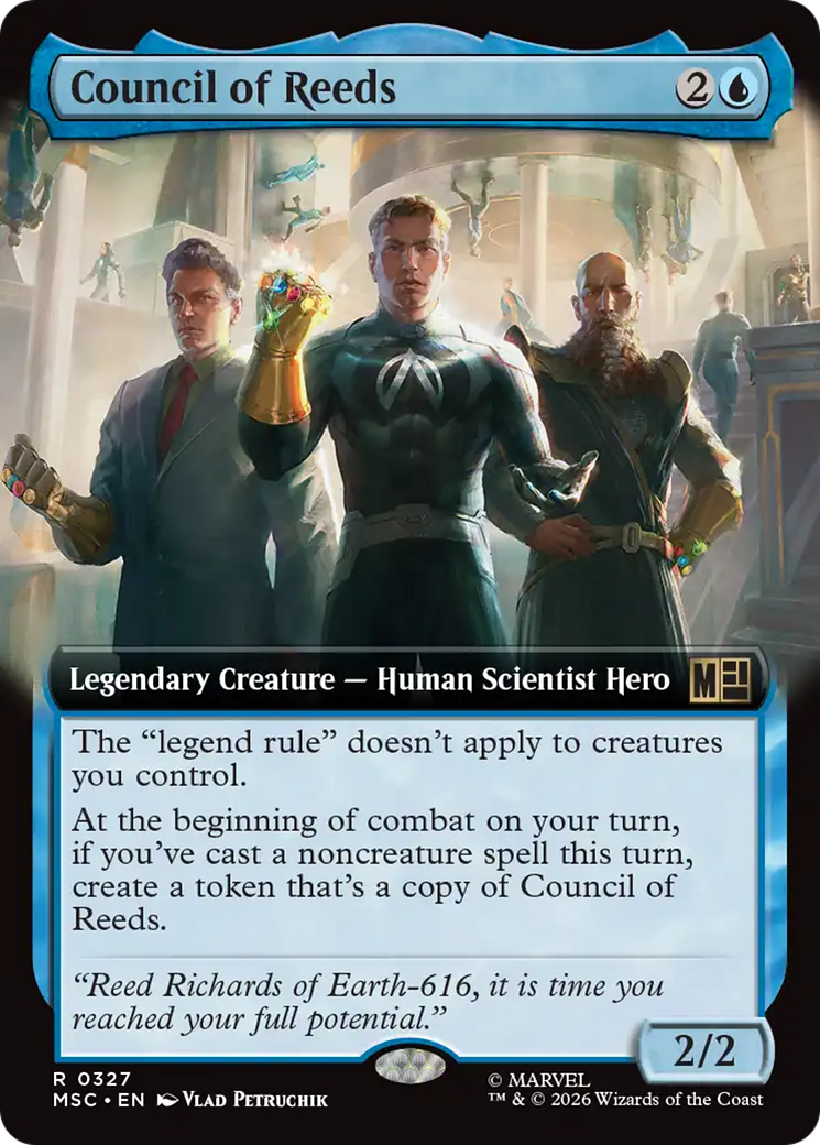 Council of Reeds (Extended Art) [Marvel Super Heroes Commander] | Black Swamp Games