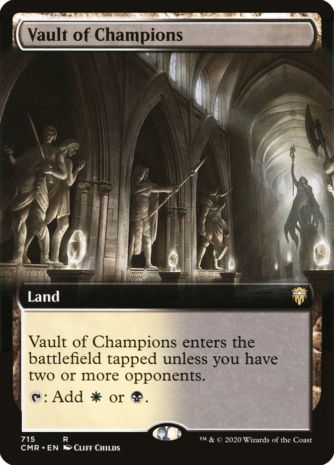 Vault of Champions (Extended Art) [Commander Legends] | Black Swamp Games