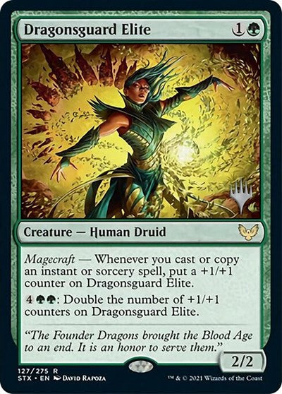 Dragonsguard Elite (Promo Pack) [Strixhaven: School of Mages Promos] | Black Swamp Games