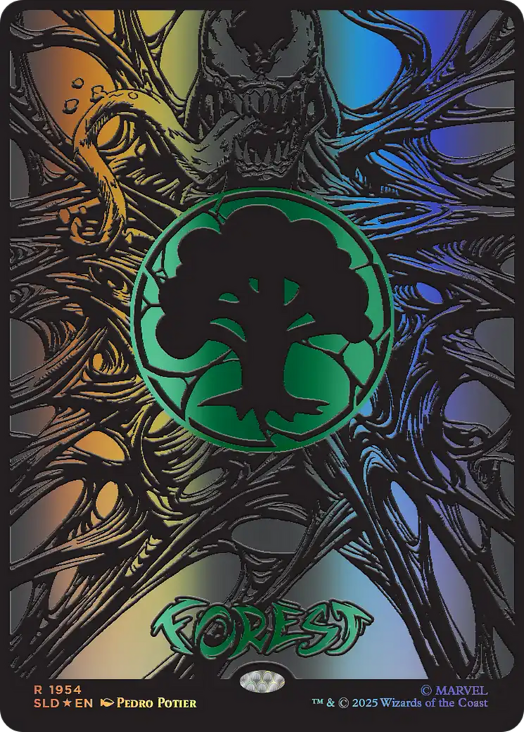 Forest (1954) (Raised Foil) [Secret Lair Drop Series] | Black Swamp Games