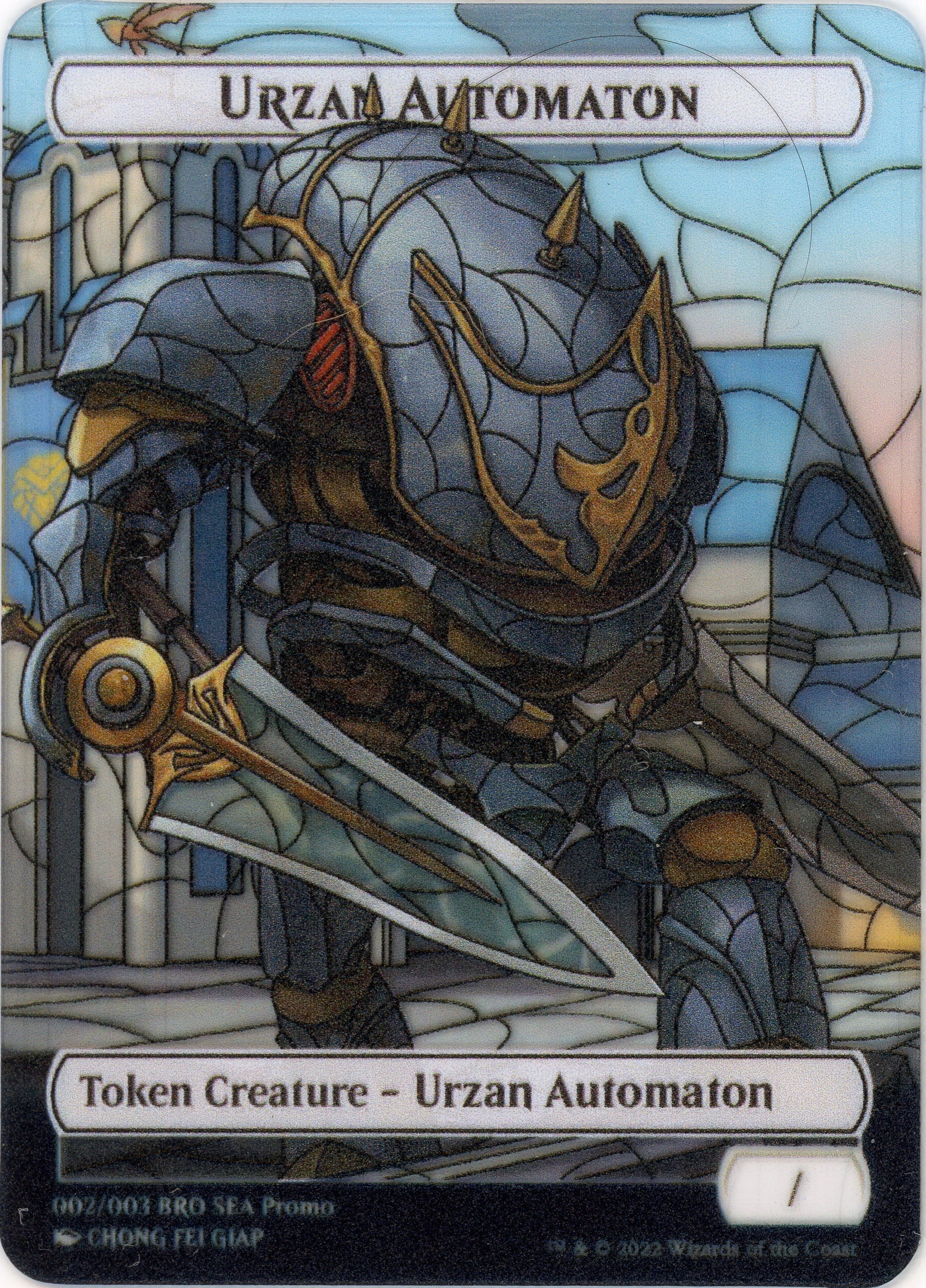 Urzan Automaton Token (SEA Exclusive) [The Brothers' War Tokens] | Black Swamp Games