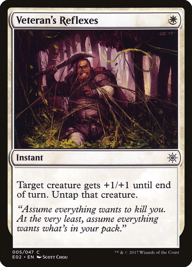 Veteran's Reflexes [Explorers of Ixalan] | Black Swamp Games