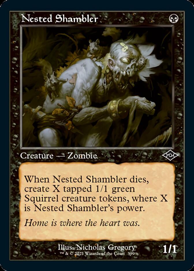 Nested Shambler (Retro) [Modern Horizons 2] | Black Swamp Games