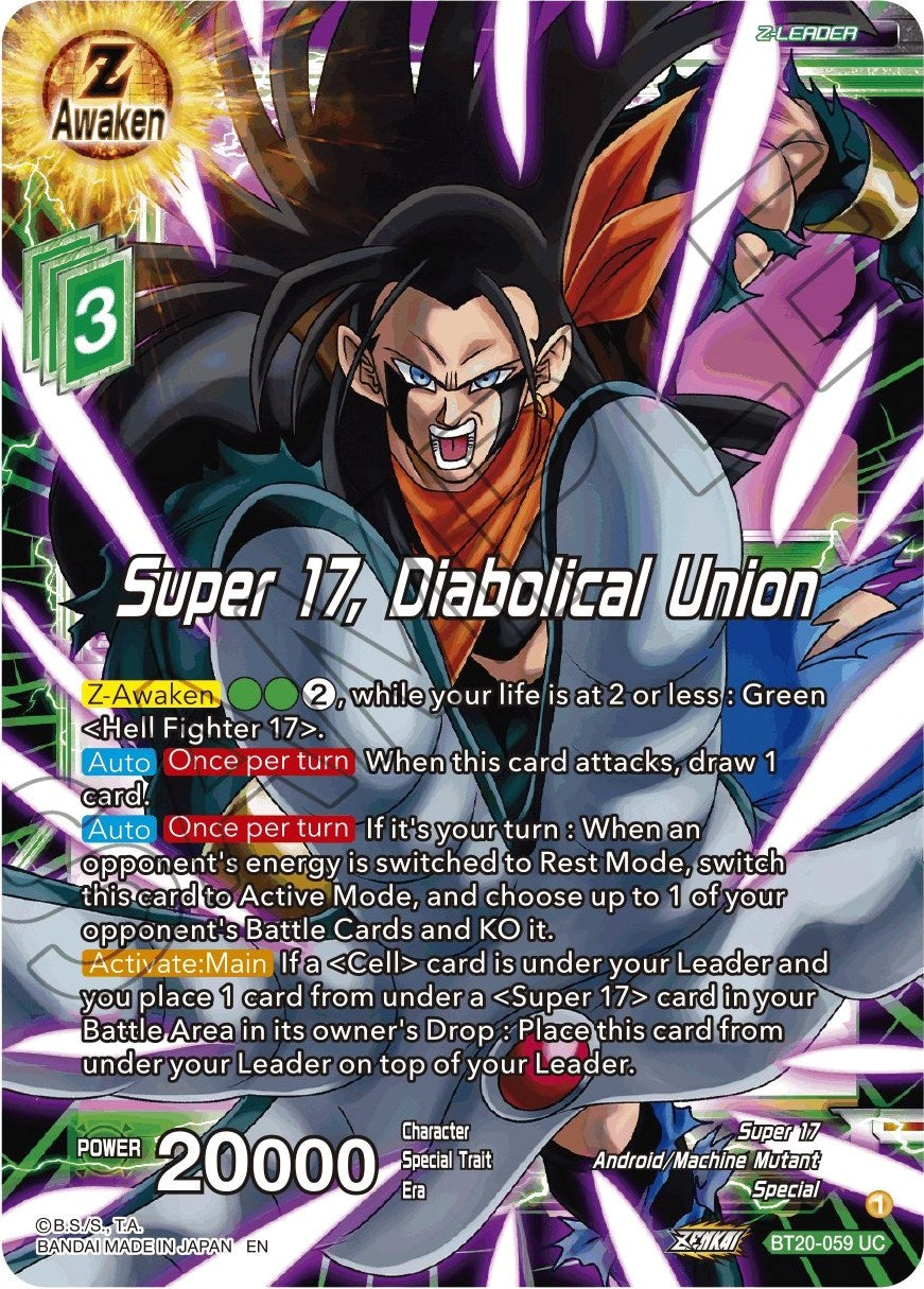 Super 17, Diabolical Union (BT20-059) [Power Absorbed] | Black Swamp Games