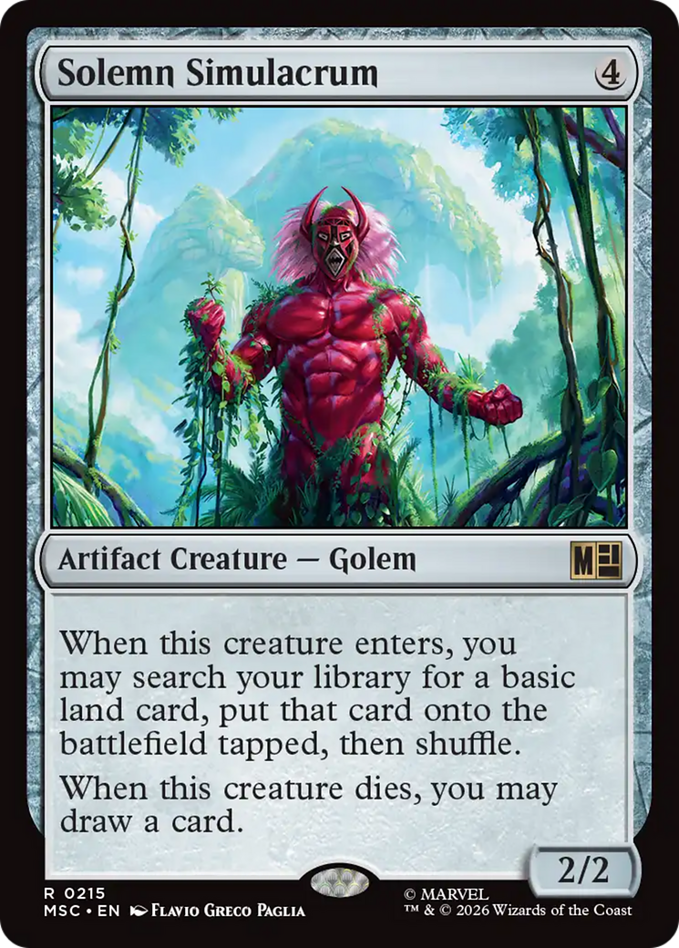 Solemn Simulacrum [Marvel Super Heroes Commander] | Black Swamp Games