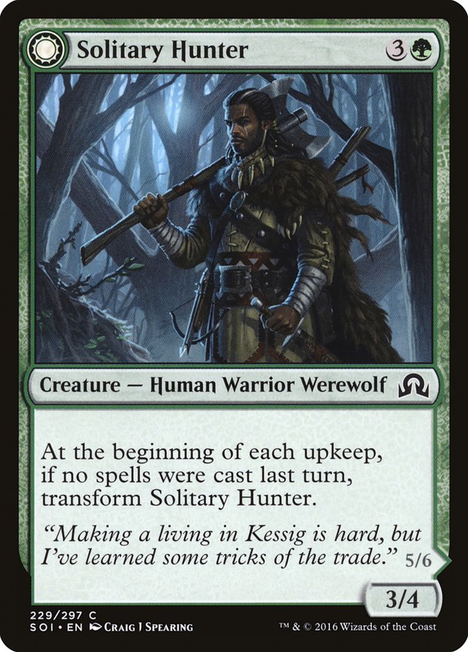 Solitary Hunter // One of the Pack [Shadows over Innistrad] | Black Swamp Games