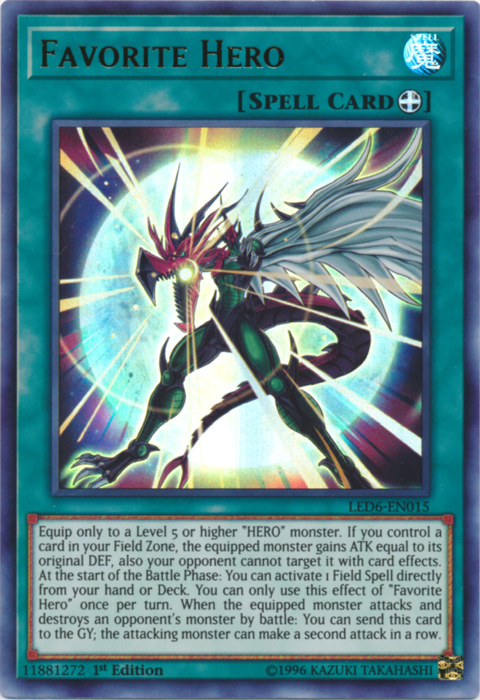 Favorite Hero [LED6-EN015] Ultra Rare | Black Swamp Games
