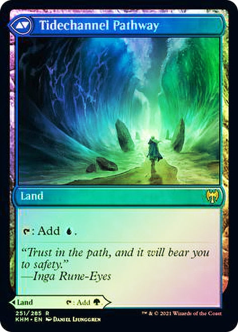 Barkchannel Pathway // Tidechannel Pathway [Kaldheim Prerelease Promos] | Black Swamp Games