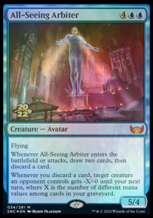 All-Seeing Arbiter [Streets of New Capenna Prerelease Promos] | Black Swamp Games