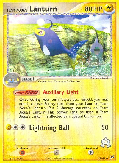 Team Aqua's Lanturn (28/95) [EX: Team Magma vs Team Aqua] | Black Swamp Games