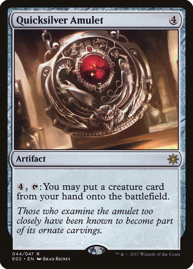 Quicksilver Amulet [Explorers of Ixalan] | Black Swamp Games