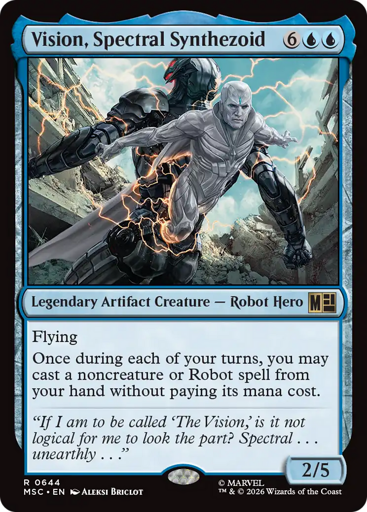 Vision, Spectral Synthezoid [Marvel Super Heroes Commander] | Black Swamp Games