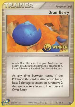 Oran Berry (85/109) (Winner) [EX: Ruby & Sapphire] | Black Swamp Games