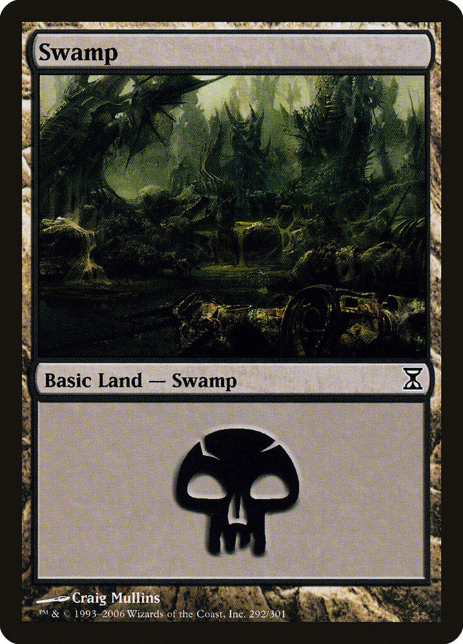 Swamp (292) [Time Spiral] | Black Swamp Games