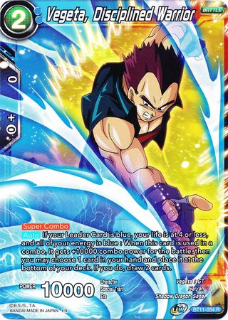 Vegeta, Disciplined Warrior (BT11-054) [Vermilion Bloodline 2nd Edition] | Black Swamp Games