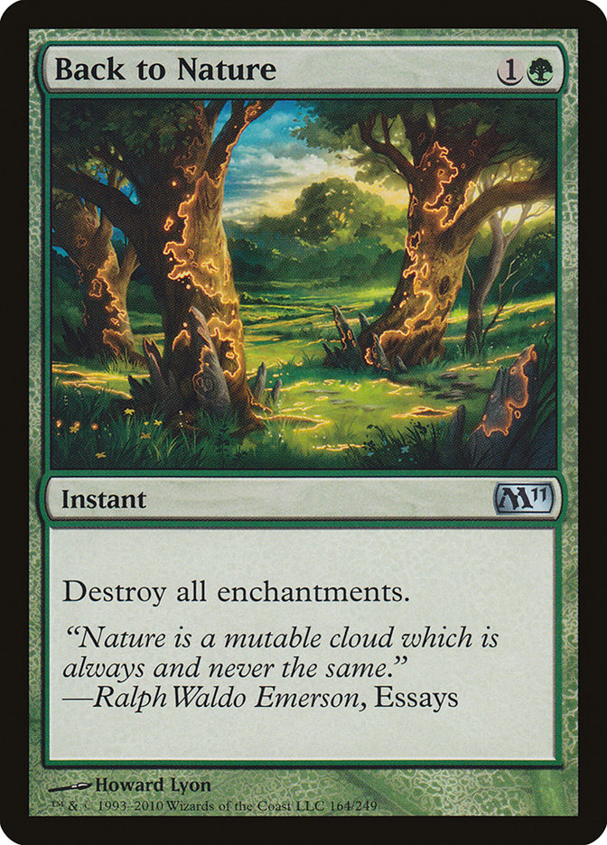 Back to Nature [Magic 2011] | Black Swamp Games