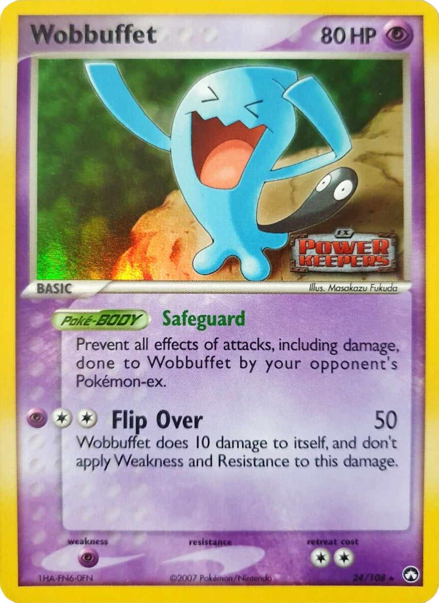Wobbuffet (24/108) (Stamped) [EX: Power Keepers] | Black Swamp Games