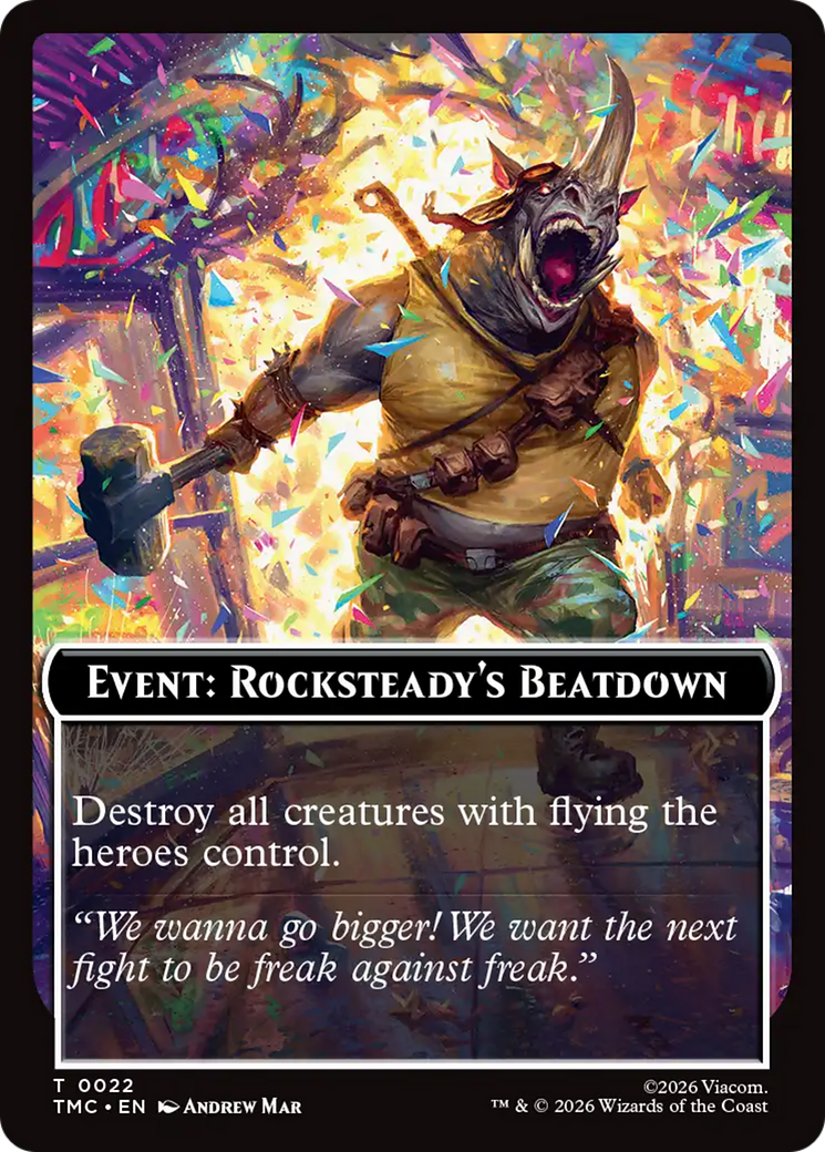 Event: Rocksteady's Beatdown [Teenage Mutant Ninja Turtles Commander Tokens] | Black Swamp Games
