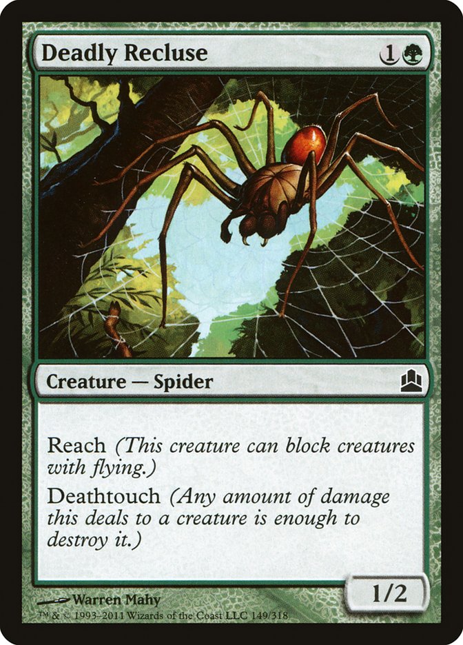 Deadly Recluse [Commander 2011] | Black Swamp Games