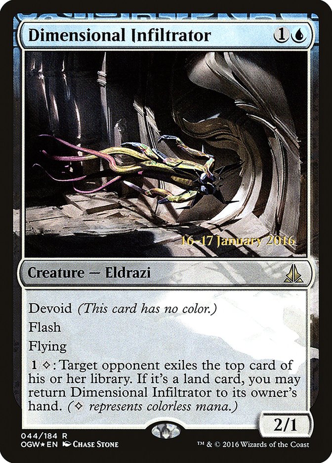 Dimensional Infiltrator [Oath of the Gatewatch Prerelease Promos] | Black Swamp Games