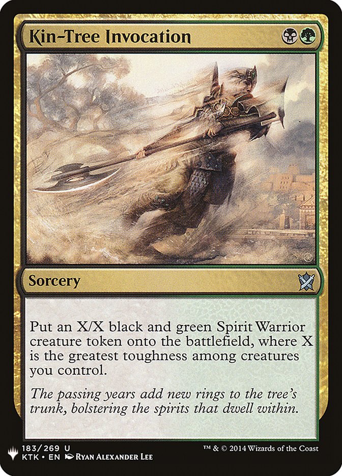 Kin-Tree Invocation [Mystery Booster] | Black Swamp Games