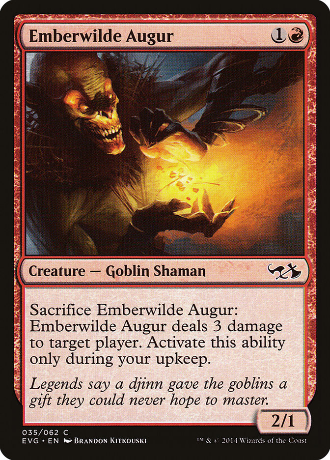 Emberwilde Augur (Elves vs. Goblins) [Duel Decks Anthology] | Black Swamp Games