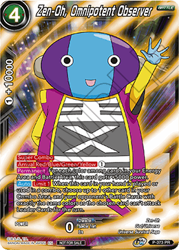 Zen-Oh, Omnipotent Observer (Unison Warrior Series Boost Tournament Pack Vol. 7) (P-373) [Tournament Promotion Cards] | Black Swamp Games